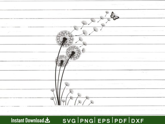Download Dandelion SVG, Silhouette File, Cricut - Lion svg Collection