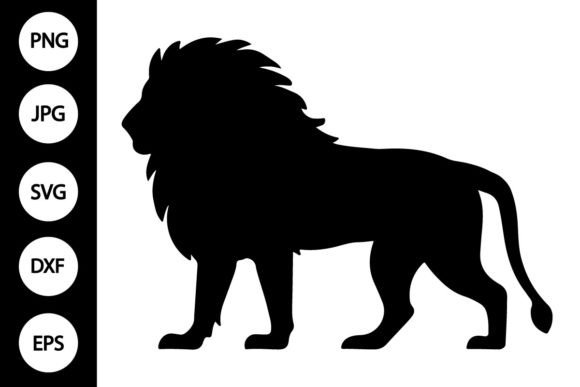 Download Silhouette Lion SVG - Lion svg Collection