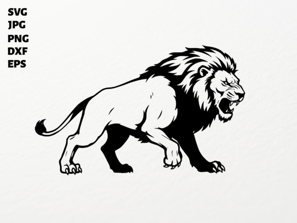 Download Roaring Lion SVG for Cricut Sublimation - Lion svg Collection