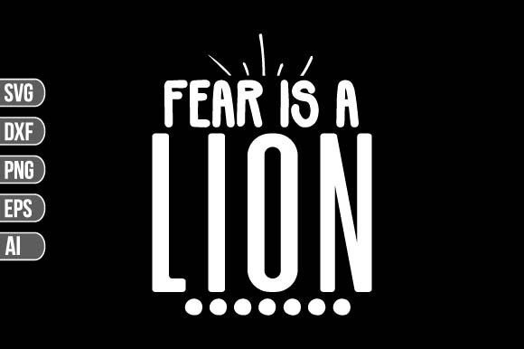 Download Fear is a Lion SVG - Lion svg Collection