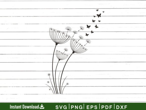 Download Dandelion SVG, Silhouette File, Cricut - Lion svg Collection