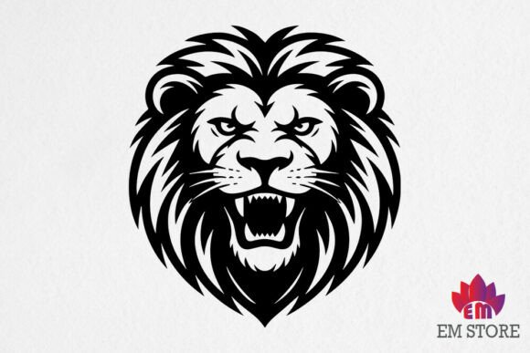 Download Roaring Lion Head SVG Lion Svg, Lion PNG - Lion svg Collection