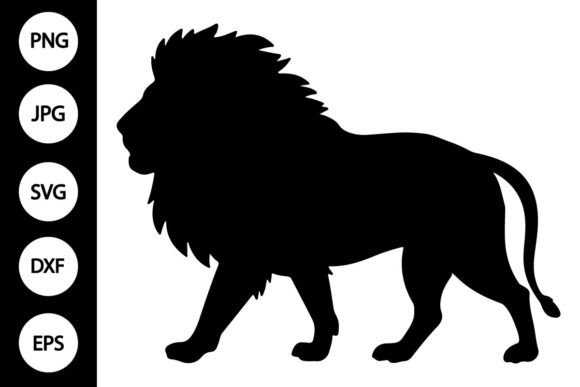 Download Silhouette Lion SVG - Lion svg Collection