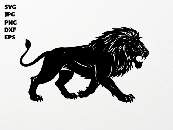 Download Roaring Lion SVG for Cricut - Lion svg Collection
