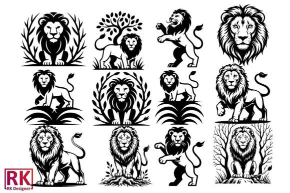 Download Majestic Lion SVG Bundle - Lion svg Collection