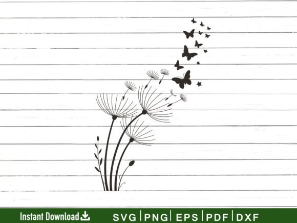 Download Dandelion SVG, Silhouette File, Cricut - Lion svg Collection