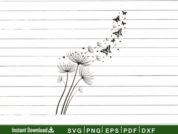 Download Dandelion SVG, Silhouette File, Cricut - Lion svg Collection