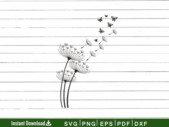 Download Dandelion SVG, Silhouette File, Cricut - Lion svg Collection